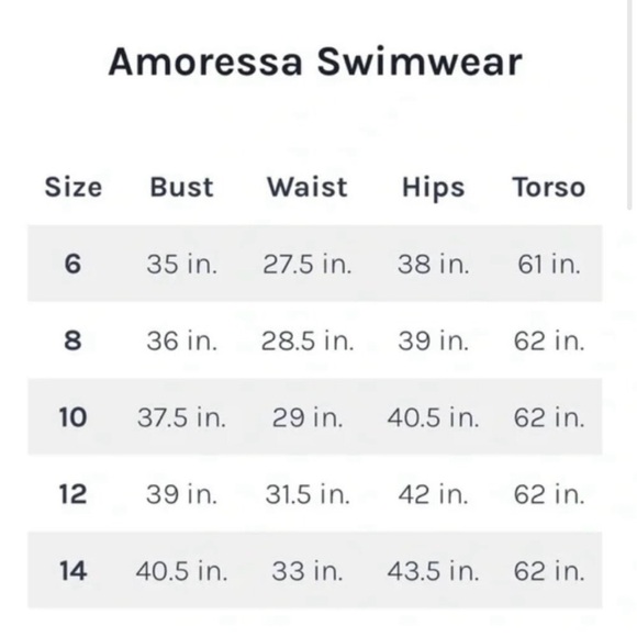 AMORESSA Indochine Horizon Women's Black Floral V Neck Swimsuit US Size 14 - Picture 13 of 13